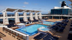 Celebrity Eclipse pool deck