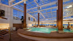 Celebrity Infinity Solarium pool area