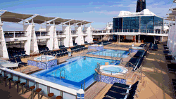 Celebrity Solstice pool deck