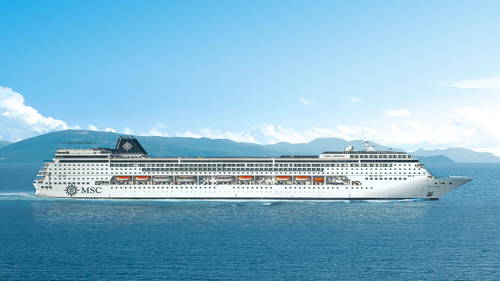 MSC Armonia outside view