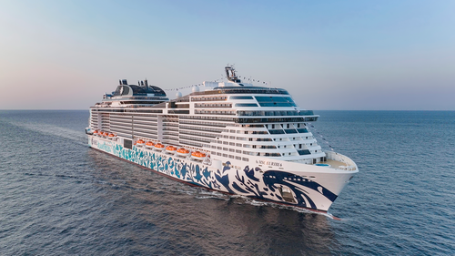 MSC Euribia Ship view