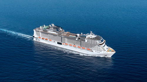 MSC Grandiosa Außenansicht