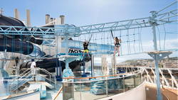 MSC Meraviglia Polar Aquapark and Himalayan bridge