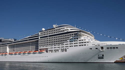 MSC Preziosa Outside view