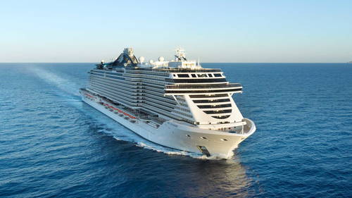 MSC Seashore outside view