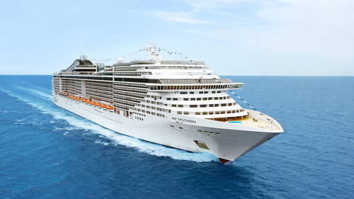 MSC Splendida Schiffsansicht
