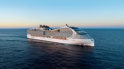 MSC World Europa ship view