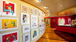 AIDAsol Art gallery
