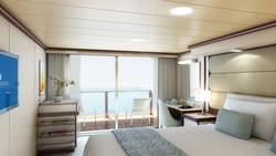 Enchanted Princess balcony cabin