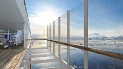 Hanseatic spirit glass balcony