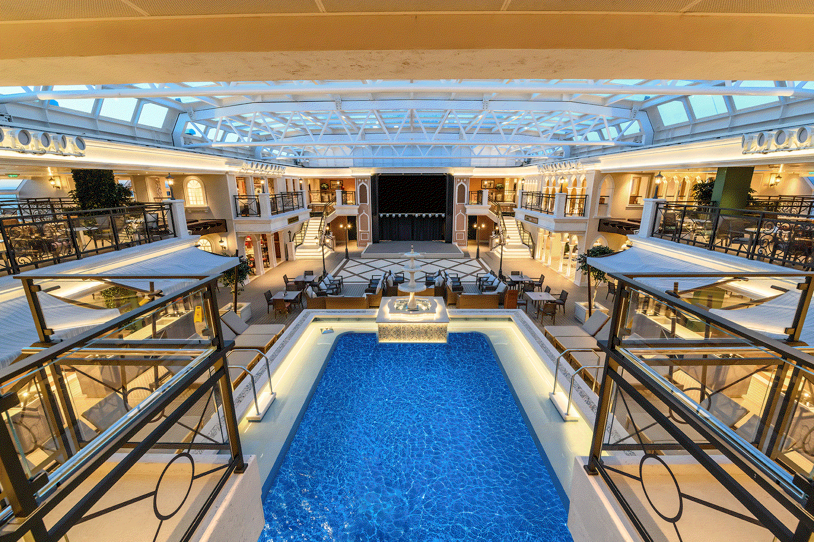 Lido pool deck