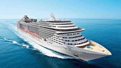 MSC Divina outside view