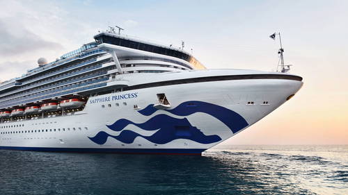 Sapphire Princess outside view