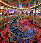 Stairs in the casino