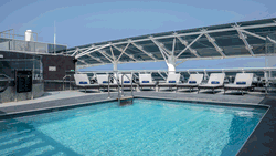 MSC World Europa Yacht Club pool