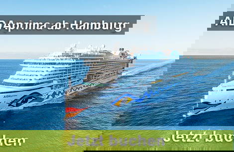 AIDAprima ab Hamburg