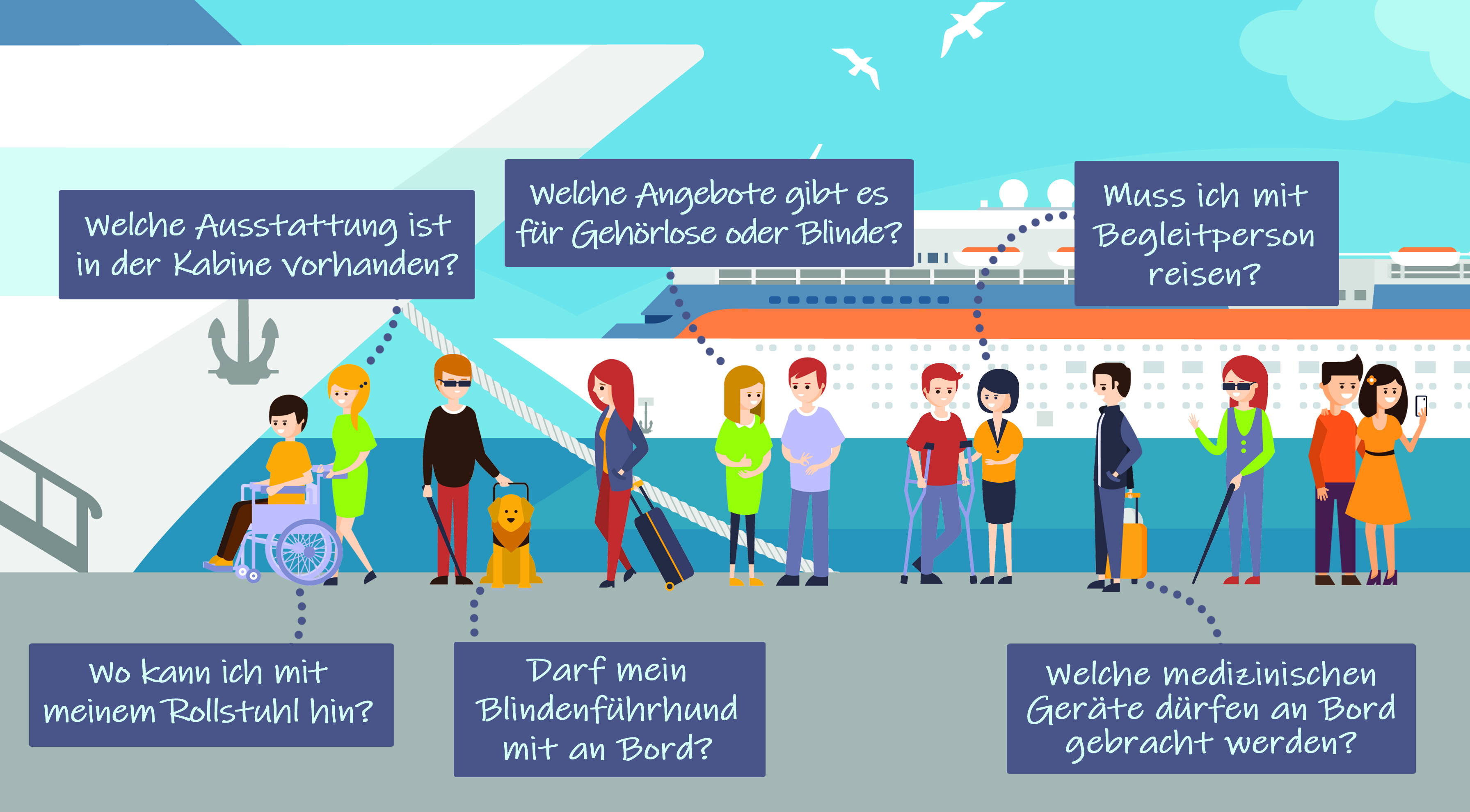 Mit Handicap auf Kreuzfahrt