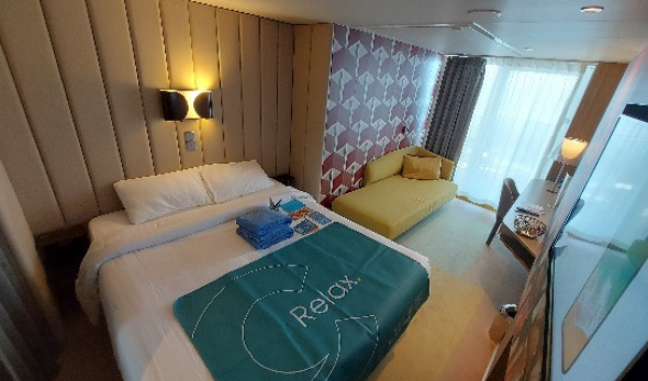 Balkonkabine auf der Costa Smeralda