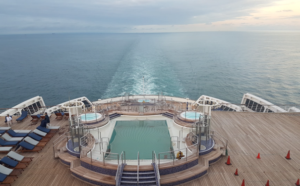 Seekrank auf Kreuzfahrt